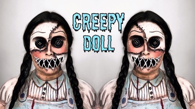 'CREEPY BROKEN DOLL MAKEUP | HALLOWEEN 2020'