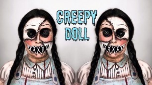 'CREEPY BROKEN DOLL MAKEUP | HALLOWEEN 2020'