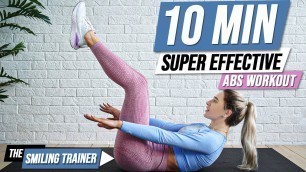 '10 Min Beginner Abs Workout- Quick Fit Fun Fat Burning Home Exercises'