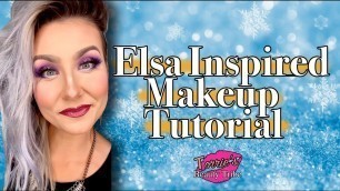 'Disney\'s Frozen Elsa Inspired Makeup Tutorial | Let\'s Be Creative!'
