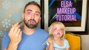 'Elsa Makeup Tutorial | Dustin and Burton | Raising Buffaloes'