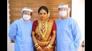Airbrush makeup for our beautiful bride Anakha.