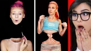 'Crazy MAKEUP and Body Paint ILLUSIONS'