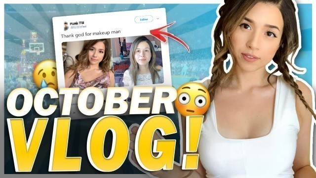 'POKIMANE WITHOUT MAKEUP!? Reaction to the Twitter Drama | October Vlog!'