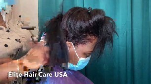 'How to curl long hair| How to preserve curls in long hair'