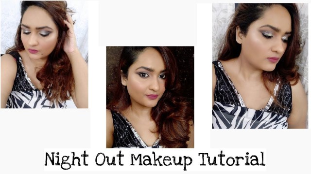 Black & Silver Eyes | Party makeup Tutorial