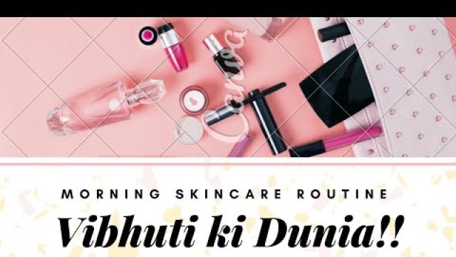 'Morning Skincare Routine | Get Glowing skin in 1 min | Ice facial at Home | Bright Glowing skin'