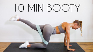'10 min RESISTANCE BAND BOOTY At Home Workout (Intense)'