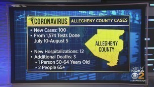 Allegheny Co. Health Dept. Reports 100 More Coronavirus Cases