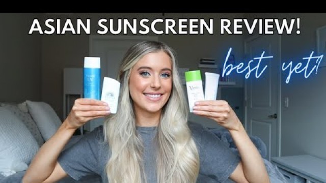 'Popular Korean + Japanese Sunscreens Review | Biore UV, Biore Cover, Verdio, Shiseido Anessa SPF'
