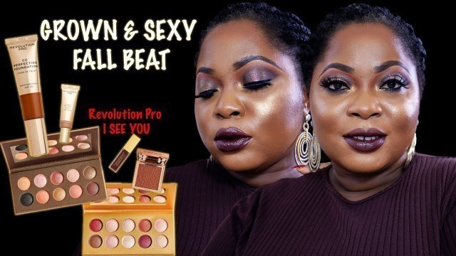 'Testing Revolution Pro Colour Focus Palettes, CC Foundation and Concealer Fall Makeup Look 2020'