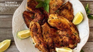 'PAN SEARED TILAPIA || How To Make Fish Taste Good!'