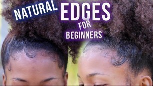 A BABY HAIR TUTORIAL FOR BLACK GIRLS! Tools + Products u need (Beginners + Natural lay) 2020