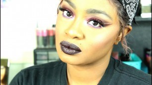 'Smokey Cranberry & Purple Makeup Tutorial (MAKEUP MONDAY)'