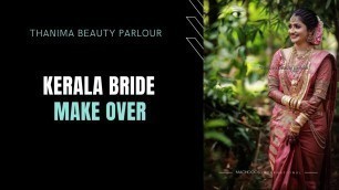Makeover of keralabride /bridal look/airbrush makeup/bridal makeup/professional makeup tutorial