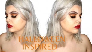 'HALLOWEEN THEMED GLAM MAKEUP|Lottie Mua 