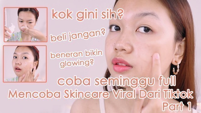 'COBA SKINCARE YANG VIRAL DI TIKTOK || SKINHOUSE GLOW SERIES | Bagus Ga Ya?'