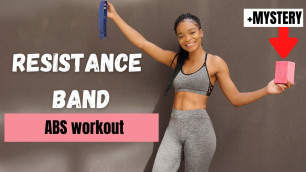 'RESISTANCE BAND ABS WORKOUT - Abs series Part 3'