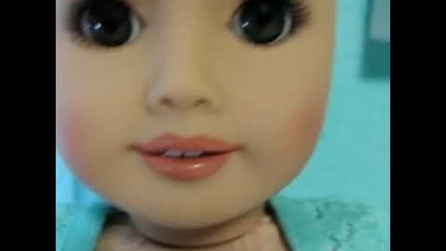 Mary Ellen American Girl doll got makeup