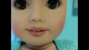 Mary Ellen American Girl doll got makeup