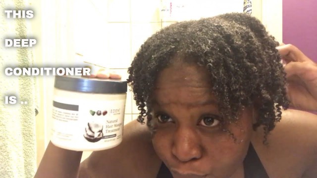 'Eden Body Works Coconut Shea Hair Masque| First Impression| Natural As Abby'