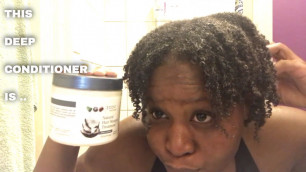 'Eden Body Works Coconut Shea Hair Masque| First Impression| Natural As Abby'