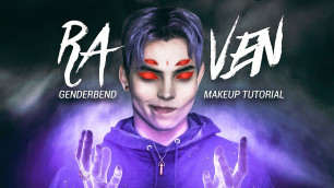 'Corté/Teñí mi cabello por Halloween (Raven Teen Titans Makeup Tutorial) + FX | Joshe Jr'