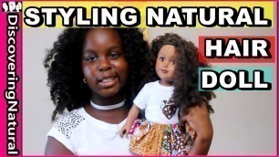 Natural Hair Dolls Hairstyle by Lil Sis
