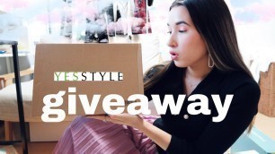 'HUGE YESSTYLE GIVEAWAY 2020✨ | korean skincare, makeup and beauty inssakit'