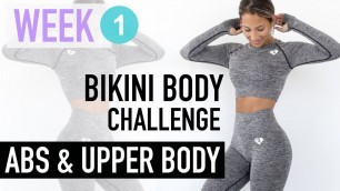 'ABS + WAIST WORKOUT | Bikini Body Challenge, Week 1  by Vicky Justiz'