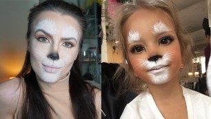 'Cute lion makeup tutorial | Halloween | So_Jana'