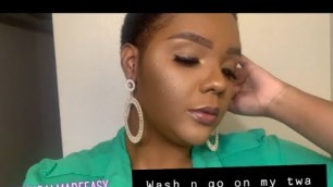 My hair is growing so fast After big Chop | Watch Me Style my Twa #NaturalMadeEasy