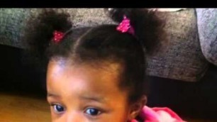 Beautiful Natural Black Baby Hair-pt1