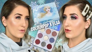 'COLOURPOP X ELSA MAKEUP COLLECTION Eye Tutorials!'