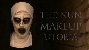 'Halloween Makeup Tutorial \"The Nun\" Conjuring | Vicky Lash'