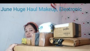 'Lot\'s Of Product In Huge Haul// Makeup, Skin care And Electronic From Purple, Amazon And Flipkart♥️'