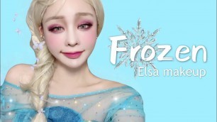 '❄️겨울왕국 엘사 메이크업 frozen elsa makeup tutorial'