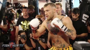'Conor McGregor looking like an Animal training for Floyd Mayweather'