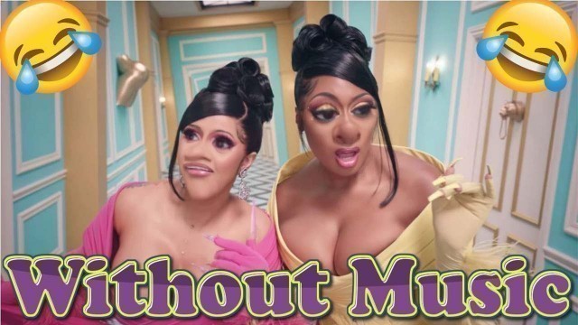 'Cardi B - WAP feat. Megan Thee Stallion - WITHOUT MUSIC'
