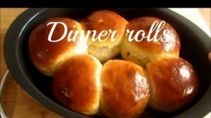 'How to make Dinner Rolls.  Milk rolls bread. Easy'