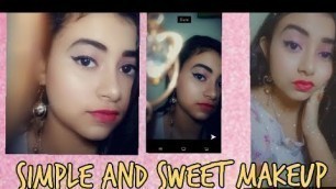 'Without foundation or Concilar makeup 11 Simple amd sweet glam makeup'