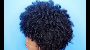 'WASH AND GO ON 4B/4C HAIR USING EDEN BODY WORKS'