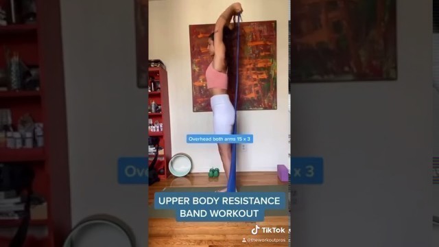 'Upper Body Resistance Band Workout I Resistance Band Needed I At Home Workout'