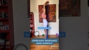 'Upper Body Resistance Band Workout I Resistance Band Needed I At Home Workout'
