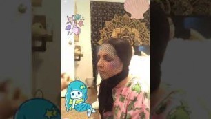 'Mermaid makeup'