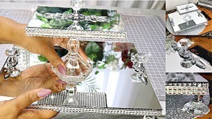 DIY Room Decor DIY Room Decorating Ideas DIY Accessories 2 Tiered Crystal Mirror