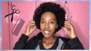 How to GROW NATURAL 4C HAIR after big chop | GRWM