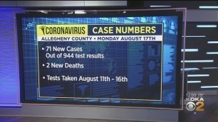 Allegheny County Health Department Reports 71 New Coronavirus Cases