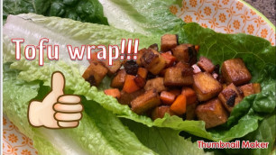 'Tofu Wrap (Daniel’s fast Recipe)'