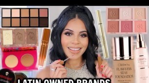FULL FACE OF LATINA OWNED BEAUTY BRANDS! Amazing NEW Products 